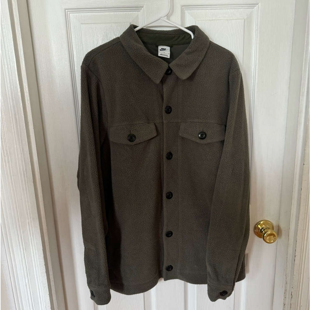 Nike Sportswear Utility Sherpa Fleece Jacket Size Medium
